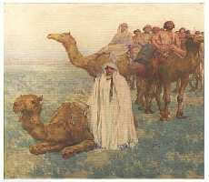 Rebekah Comes to Isaac Painted by W. L. Taylor