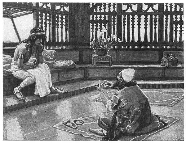 Joseph Converses with Judah, his Brother
Painted by J. James Tissot